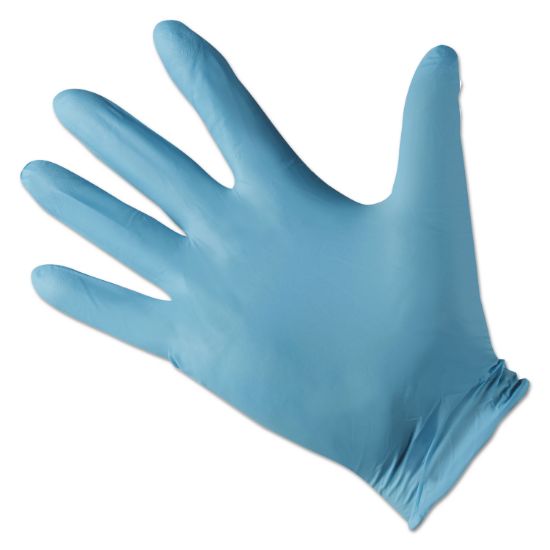 Picture of KleenGuard* G10 Blue Nitrile Gloves, Powder-Free, Blue, Large, 100/Box, 10 Boxes/Carton