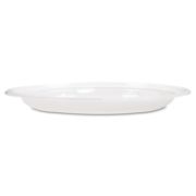 Picture of Dart® Famous Service Plastic Dinnerware, Plate, 9", White, 125/Pack, 4 Packs/Carton