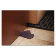 Picture of Master Caster® Giant Foot Doorstop, No-Slip Rubber Wedge, 3-1/2w x 6-3/4d x 2h, Brown, 2/Pack