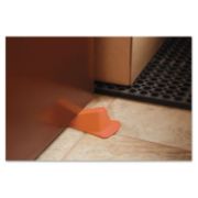 Picture of Master Caster® Giant Foot Doorstop, No-Slip Rubber Wedge, 3-1/2w x 6-3/4d x 2h, Safety Orange