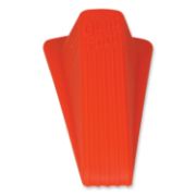 Picture of Master Caster® Giant Foot Doorstop, No-Slip Rubber Wedge, 3-1/2w x 6-3/4d x 2h, Safety Orange