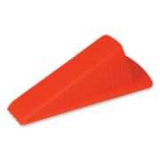Picture of Master Caster® Giant Foot Doorstop, No-Slip Rubber Wedge, 3-1/2w x 6-3/4d x 2h, Safety Orange