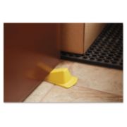 Picture of Master Caster® Giant Foot Doorstop, No-Slip Rubber Wedge, 3-1/2w x 6-3/4d x 2h, Safety Yellow