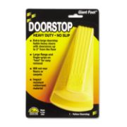 Picture of Master Caster® Giant Foot Doorstop, No-Slip Rubber Wedge, 3-1/2w x 6-3/4d x 2h, Safety Yellow