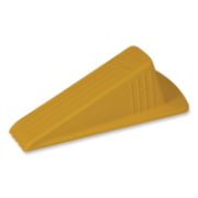Picture of Master Caster® Giant Foot Doorstop, No-Slip Rubber Wedge, 3-1/2w x 6-3/4d x 2h, Safety Yellow