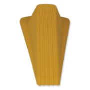 Picture of Master Caster® Giant Foot Doorstop, No-Slip Rubber Wedge, 3-1/2w x 6-3/4d x 2h, Safety Yellow