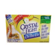 Picture of Crystal Light® Flavored Drink Mix, Peach Tea, 30 .09oz Packets/Box