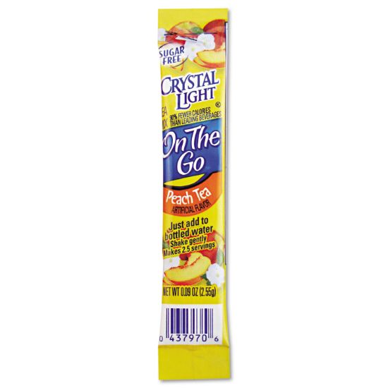 Picture of Crystal Light® Flavored Drink Mix, Peach Tea, 30 .09oz Packets/Box