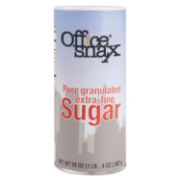 Picture of Office Snax® Reclosable Canister of Sugar, 20 oz, 3/Pack