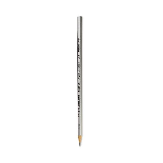 Picture of Prismacolor® Verithin Colored Pencils, Metallic Silver, Dozen