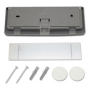 Picture of Durable® Click Sign Holder For Interior Walls, 6 3/4 x 5/8 x 5 1/8, Gray