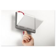 Picture of Durable® Click Sign Holder For Interior Walls, 6 3/4 x 5/8 x 5 1/8, Gray