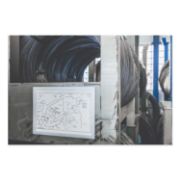 Picture of Durable® DURAFRAME Magnetic Plus Sign Holder, 9 1/2 x 12, Silver Frame, 2/Pack