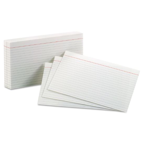 Picture of Oxford™ Ruled Index Cards, 5 x 8, White, 100/Pack
