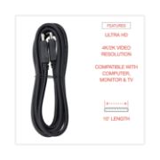 Picture of Innovera® DisplayPort Cable, 10 ft, Black