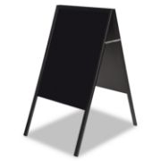 Picture of MasterVision® Magnetic Wet Erase Board, 27x34 Black, Black Wood Frame