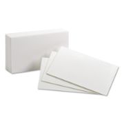 Picture of Oxford™ Unruled Index Cards, 3 x 5, White, 100/Pack