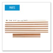 Picture of MasterVision® Oak Display Tripod Easel, 60", Wood/Brass