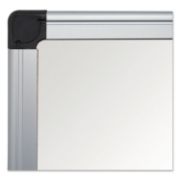 Picture of MasterVision® Porcelain Value Dry Erase Board, 24 x 36, White, Aluminum Frame