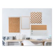 Picture of MasterVision® Positive Flow Neutrals Message Board Set, Assorted Sizes & Colors, 4/Set