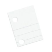 Picture of Pacon® Composition Paper, Red Margin, 5-Hole Punched, 8 x 10-1/2, White, 500 Shts/Pk