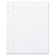 Picture of Pacon® Ecology Filler Paper, 8 x 10-1/2, Wide Ruled, 3-Hole Punch, White, 150 Sheets/PK