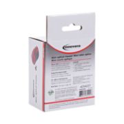 Picture of Innovera® Mini Wireless Optical Mouse, Three Buttons, Red/Black