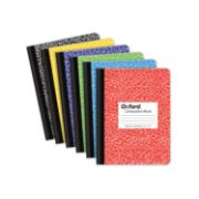 Picture of TOPS™ Composition Book w/Hard Cover, Legal/Wide, 9 3/4 x 7 1/2, White, 100 Sheets
