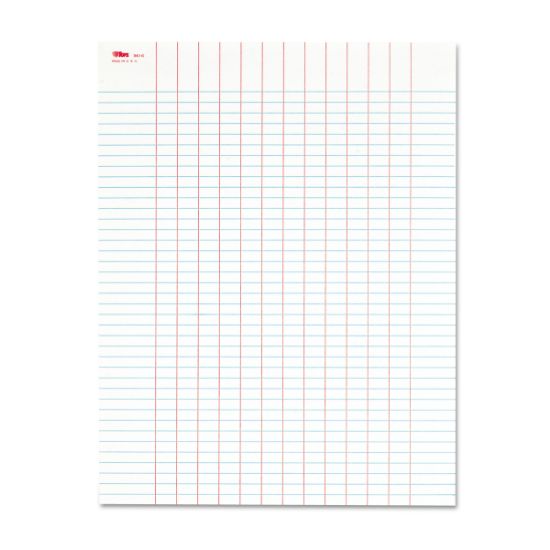 Picture of TOPS™ Data Pad with Plain Column Headings, 8 1/2 x 11, White, 50 Sheets