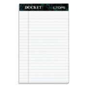 Picture of TOPS™ Docket Ruled Perforated Pads, Legal/Wide, 5 x 8, White, 50 Sheets, Dozen