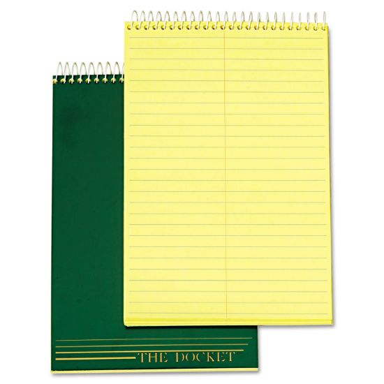 Picture of TOPS™ Docket Steno Book, Gregg Rule, 6 x 9, Canary, 100 Sheets