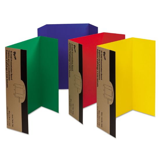 Picture of Pacon® Spotlight Corrugated Presentation Display Boards, 48 x 36, Assorted, 4/Carton