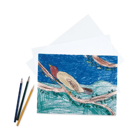 Picture of Pacon® White Drawing Paper, 78 lbs., 12 x 18, Pure White, 500 Sheets/Ream