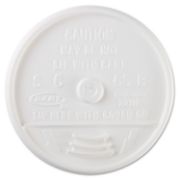 Picture of Dart® Sip-Through Lids For 10, 12, 14 oz Foam Cups, Plastic, White, 1000/Carton