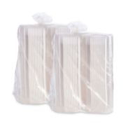 Picture of Dart® StayLock Clear Hinged Lid Containers, 5.4 x 9 x 3.5, Clear, 250/Carton