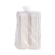 Picture of Dart® StayLock Clear Hinged Lid Containers, 5.4 x 9 x 3.5, Clear, 250/Carton