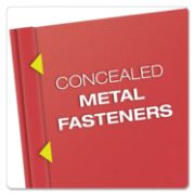 Picture of Oxford™ Clear Front Report Cover, 3 Fasteners, Letter, Assorted Colors, 25/Box