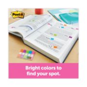 Picture of Post-It On-The-Go Flags .5" 100/Pkg Assorted Bright