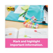 Picture of Post-It On-The-Go Flags .5" 100/Pkg Assorted Bright
