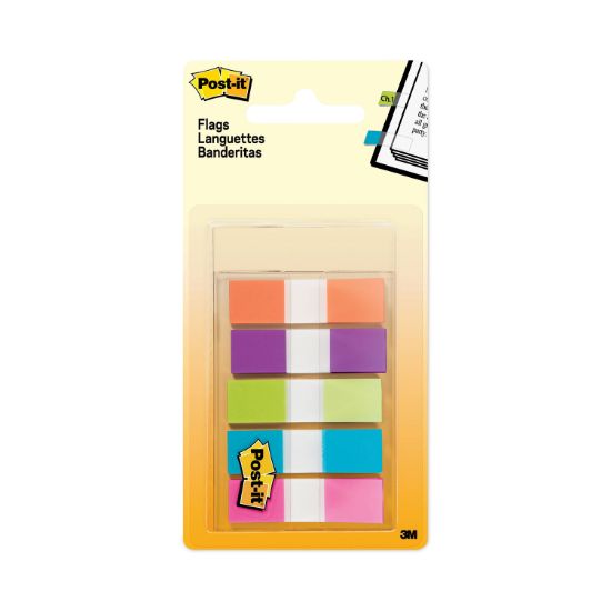 Picture of Post-It On-The-Go Flags .5" 100/Pkg Assorted Bright