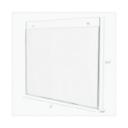 Picture of deflecto® Classic Image Single-Sided Wall Sign Holder, Plastic, 11 x 8 1/2 Insert, Clear