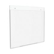 Picture of deflecto® Classic Image Single-Sided Wall Sign Holder, Plastic, 11 x 8 1/2 Insert, Clear