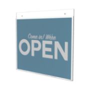 Picture of deflecto® Classic Image Single-Sided Wall Sign Holder, Plastic, 11 x 8 1/2 Insert, Clear