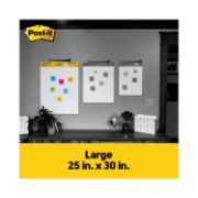 Picture of Post-it® Easel Pads Self Stick Easel Pads, 25 x 30, White, 6 30 Sheet Pads/Carton