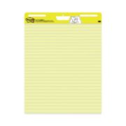 Picture of Post-it® Easel Pads Self Stick Easel Pads, Ruled, 25 x 30, Yellow, 2 30 Sheet Pads/Carton