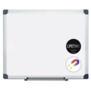 Picture of MasterVision® Porcelain Value Dry Erase Board, 24 x 36, White, Aluminum Frame
