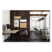 Picture of MasterVision® Positive Flow Metallic Silver Message Board Set, Assorted Sizes & Colors, 4/Set