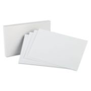 Picture of Oxford™ Unruled Index Cards, 5 x 8, White, 100/Pack