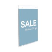 Picture of deflecto® Classic Image Single-Sided Wall Sign Holder, Plastic, 8 1/2 x 11 Insert, Clear