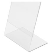 Picture of deflecto® Classic Image Slanted Desk Sign Holder, Plastic, 8 1/2 x 11 Insert, Clear